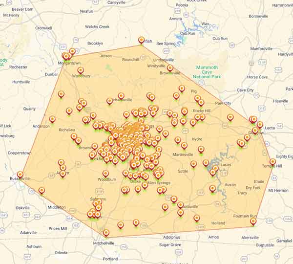 Areas We Serve